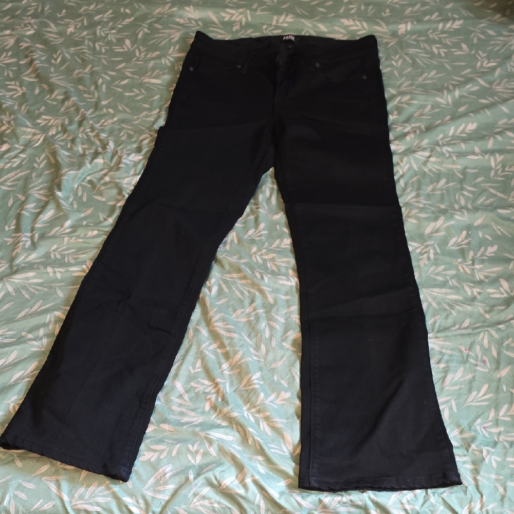 PAIGE Black Flare Women's Jeans